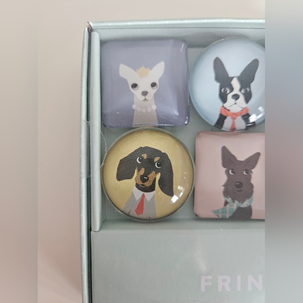 NWT FRINGE Dog Portrait Magnets - Picture 5 of 7